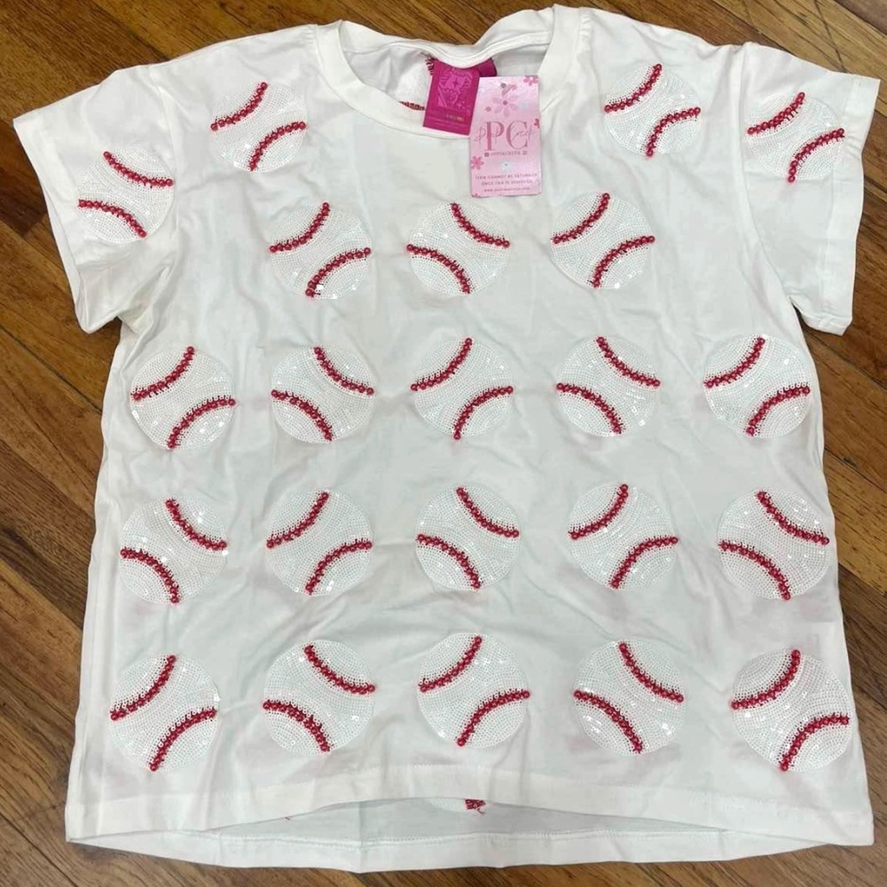 Queen of Sparkles Baseball Top